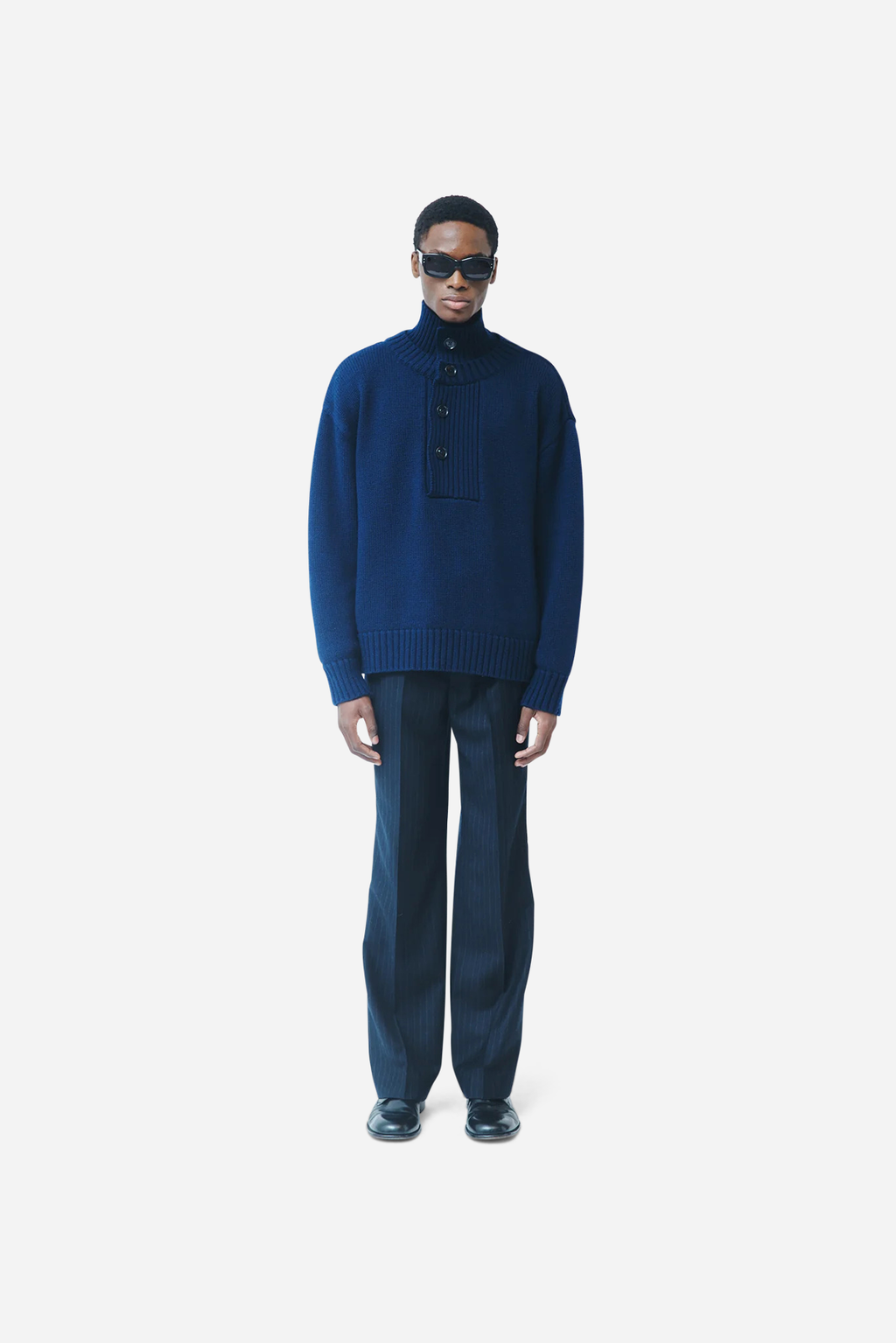 DOUBLE COLLAR KNIT by SIRE