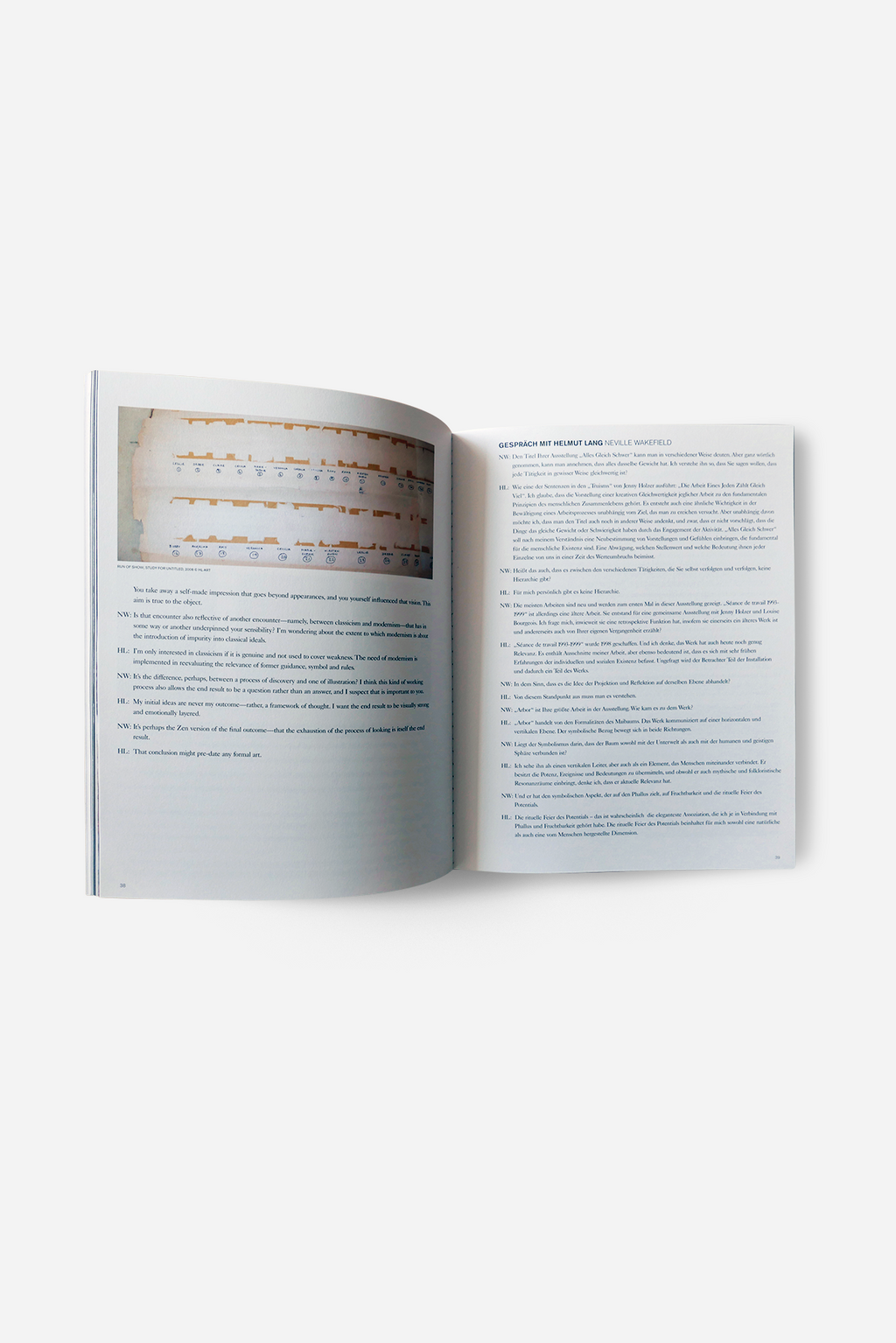 HELMUT LANG ALLES GLEICH SWHERR